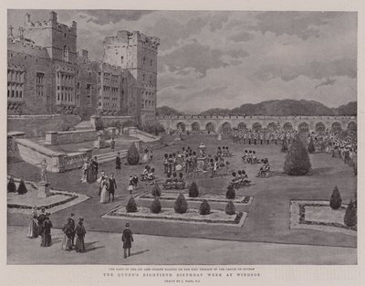 La semaine du quatre-vingtième anniversaire de la reine à Windsor - Joseph Nash